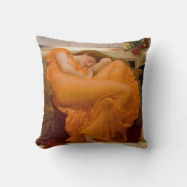 Flaming June (von Frederic Leighton) Kissen