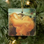 Flaming June von Lord Frederic Leighton Keramikornament<br><div class="desc">Flaming June (1895) von Lord Frederic Leighton ist ein Vintages Viktorianisches Porträtmalerei der Kunstmythologie aus der Zeit der Zeit, in dem eine wunderschöne Frau schlafend. Man nimmt an, dass die Frau Anspielungen auf die schlafenden Figuren, die die Griechen oft malen, geäußert hat, die gemeinsam als Venus bezeichnet wurden, die Göttin...</div>