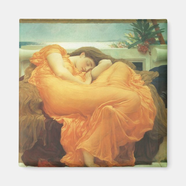 Flaming June von Lord Frederic Leighton Magnet (Vorne)