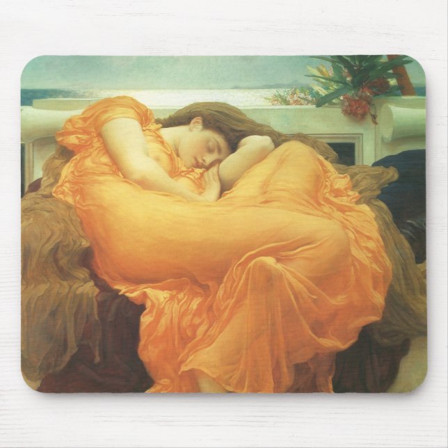 Flaming June von Lord Frederic Leighton Mousepad (Vorne)