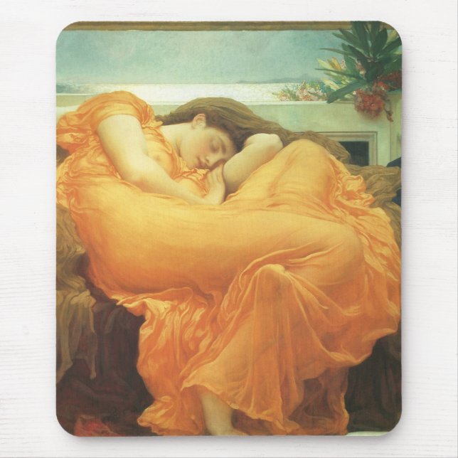 Flaming June von Lord Frederic Leighton Mousepad (Vorne)
