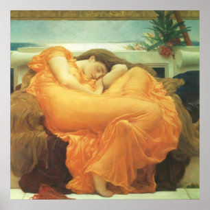 Flaming June von Lord Frederic Leighton Poster