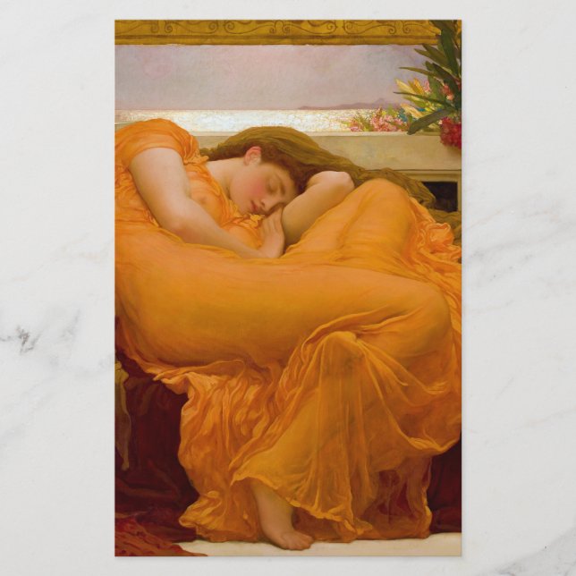 Flaming June von Sir Frederic Leighton Briefpapier (Vorderseite)
