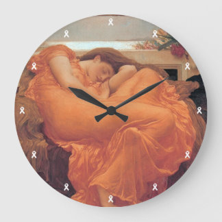 Flaming June Wall Clock Große Wanduhr
