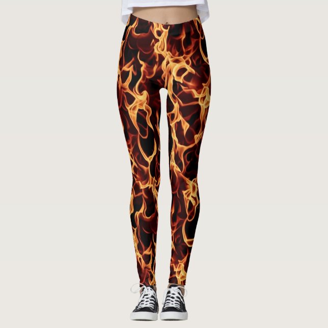 Flaming Leggings for that hard workout (Vorderseite)