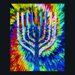 FLAMING MENORAH POSTER<br><div class="desc">FRAKTAL ART ZU GENIESSEN KUNST DURCH AES STAPLE</div>