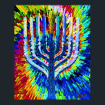 FLAMING MENORAH POSTER<br><div class="desc">FRAKTAL ART ZU GENIESSEN KUNST DURCH AES STAPLE</div>