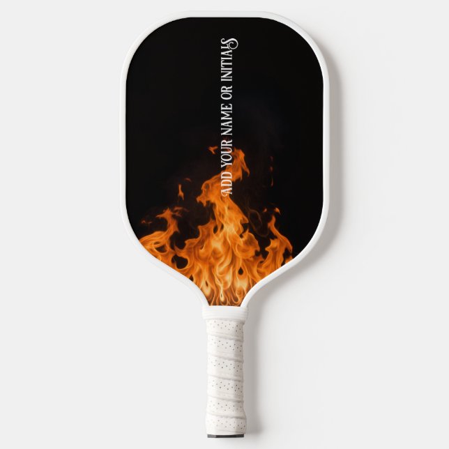 Flaming  pickleball schläger (Vorderseite)