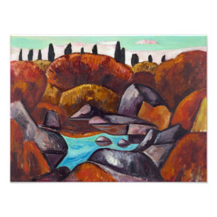 Flaming Pool—Dogtown Marsden Hartley Fotodruck