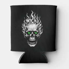 Flaming Skull Personalized Dosenkühler