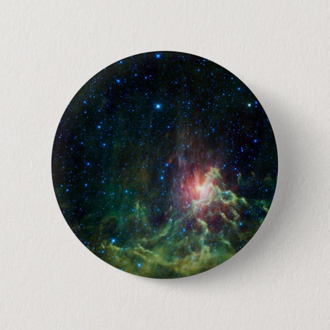 Flaming Star Runner NASA Button (Vorderseite)