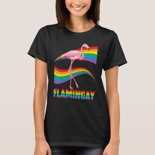 Flamingay Schwul Flamingo Lgbt Stolz Lesbisch Stol T-Shirt