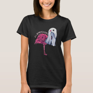 Flaminghost Pink Flamingo Ghost Halloween Costume T-Shirt