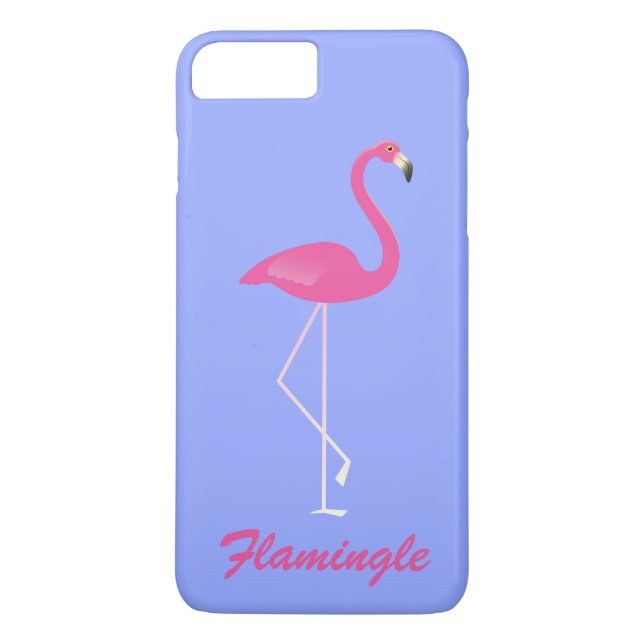 Flamingle Flamingo iPhone 7 Plus - lila Case-Mate iPhone Hülle (Rückseite)