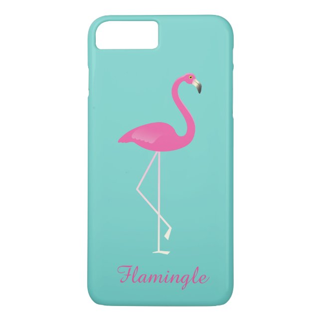Flamingle Flamingo iPhone 7 Plus - Türkis Case-Mate iPhone Hülle (Rückseite)