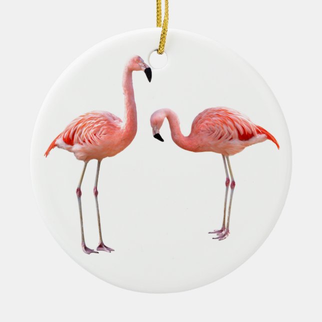 "flamingoの 優 良 品 keramik ornament (Vorne)