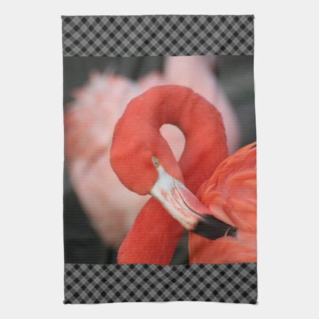 Flamingo 001 geschirrtuch (Vertikal)