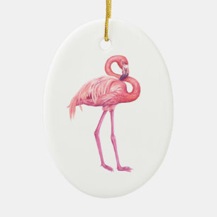 Flamingo 2 keramik ornament