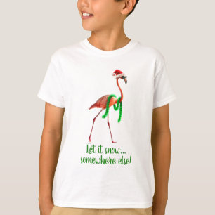 Flamingo am Strand T-Shirt