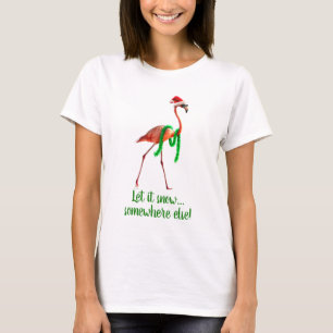 Flamingo am Strand T-Shirt