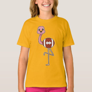 Flamingo American Football Sportarten T-Shirt