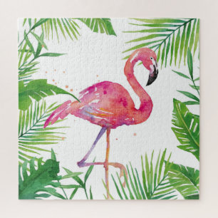 Flamingo and Palms Puzzle