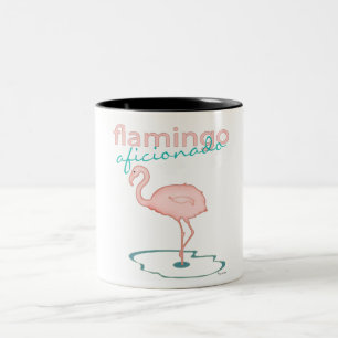 Flamingo-Anhänger Zweifarbige Tasse
