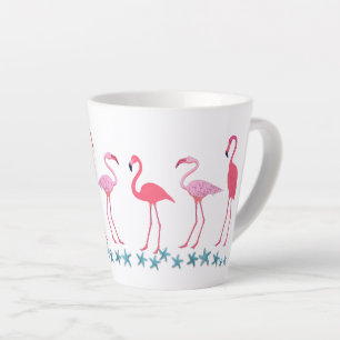Flamingo Ansammlung und Starfish Milchtasse