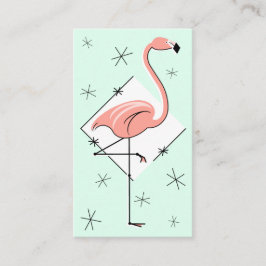 Flamingo Aqua Diamond Visitenkarte