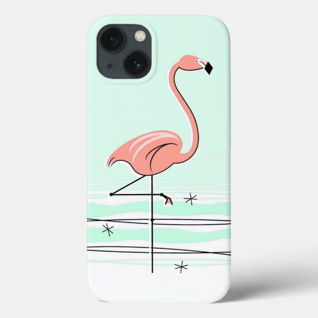 Flamingo Aqua iPad m Mini Fall Case-Mate iPhone Hülle (Rückseite)