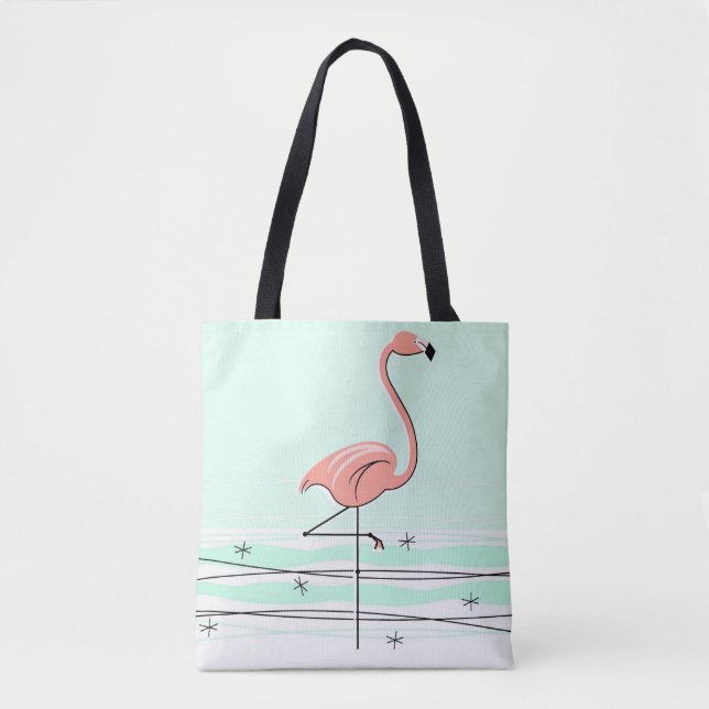 Flamingo Aqua überall in der Tasche (Vorderseite)