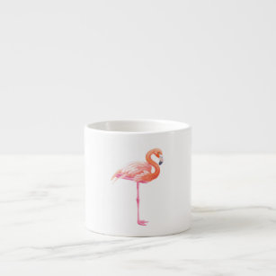 Flamingo-Aquarell Espressotasse