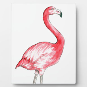 Flamingo Art Fotoplatte