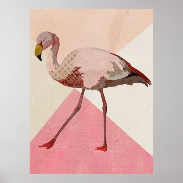 FLAMINGO Art Poster (Vorne)