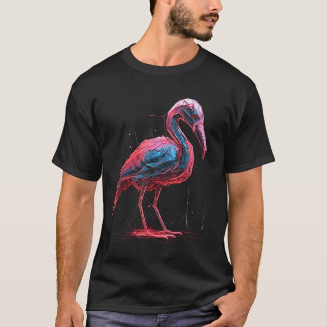 Flamingo artwork  animal  animal flamingo 20 T-Shirt (Vorderseite)