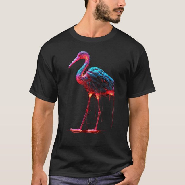Flamingo artwork  animal  animal flamingo 2 T-Shirt (Vorderseite)