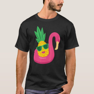 Flamingo Auf den Kopf Ananas Swinger Männer & Frau T-Shirt