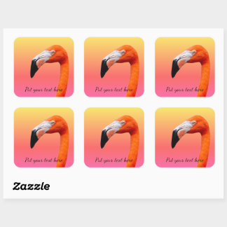 Flamingo Aufkleber 