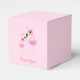 Flamingo Baby Dusche Niedlich tropische Geschenkschachtel