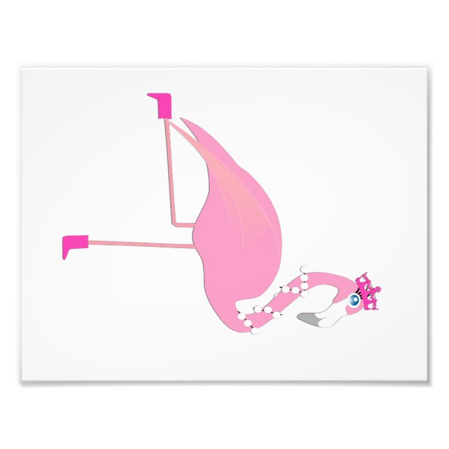 Flamingo Baby Girl Room Print (2 von 4) Fotodruck (Vorne)