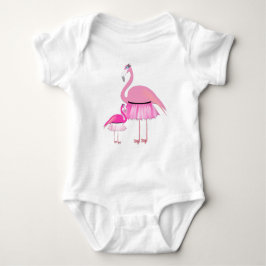 Flamingo - Baby Jersey Bodysuit Baby Strampler