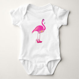Flamingo - Baby Jersey Bodysuit Strampler