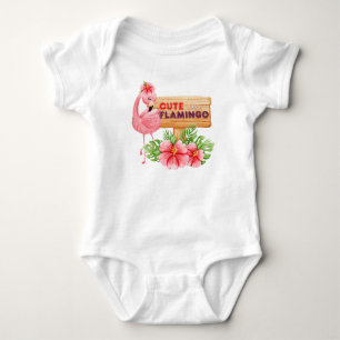 Flamingo Baby Strampler