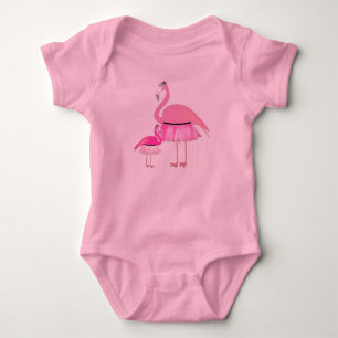 Flamingo Baby Tutu Bodysuit Strampler