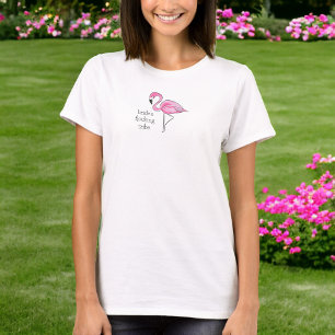 Flamingo Bachelorette Bridesmaid Flocking Tribe T-Shirt