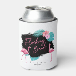 Flamingo Bachelorette Flocking Bride ID930 Dosenkühler