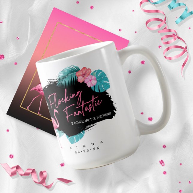 Flamingo Bachelorette Flocking Fantastic V2 ID930 Kaffeetasse (Von Creator hochgeladen)
