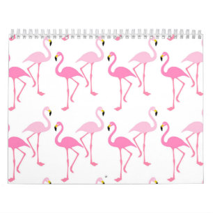 Flamingo Background - Pink Kalender