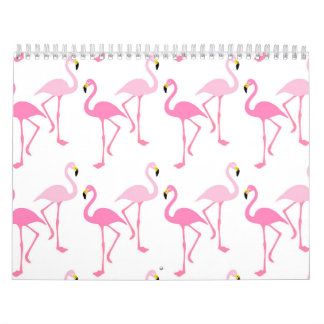 Flamingo Background - Pink Kalender