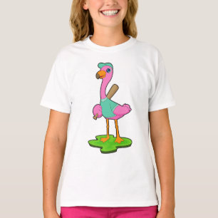 Flamingo Baseball Baseball T-Shirt